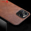 Funda Elegante de Cuero para iPhone