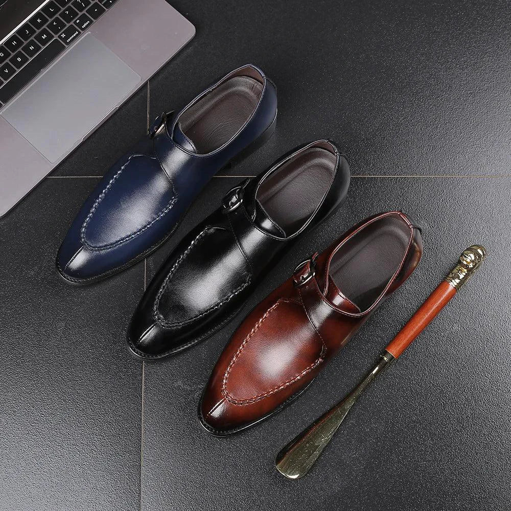 Oxfords de Cuero Elegantes para el Caballero Moderno