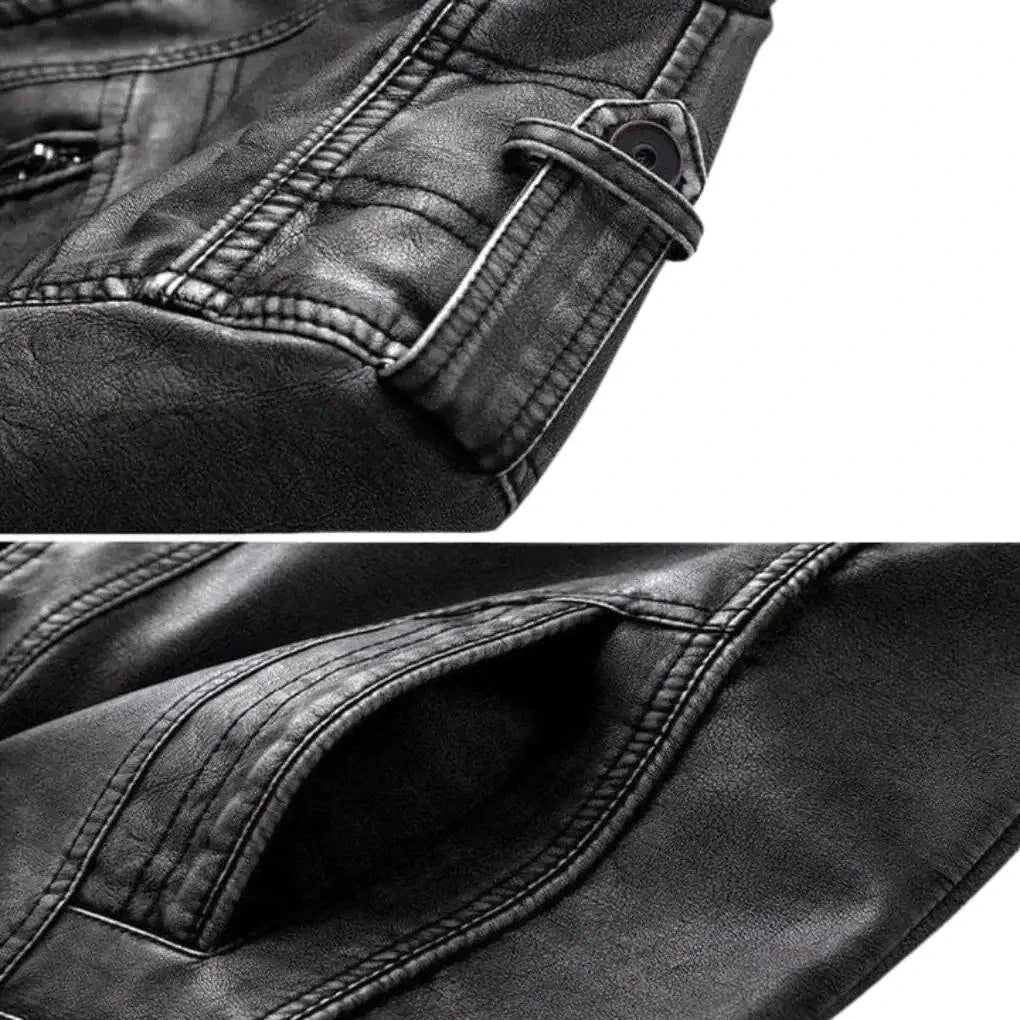 Chaqueta de Cuero Premium Elegante