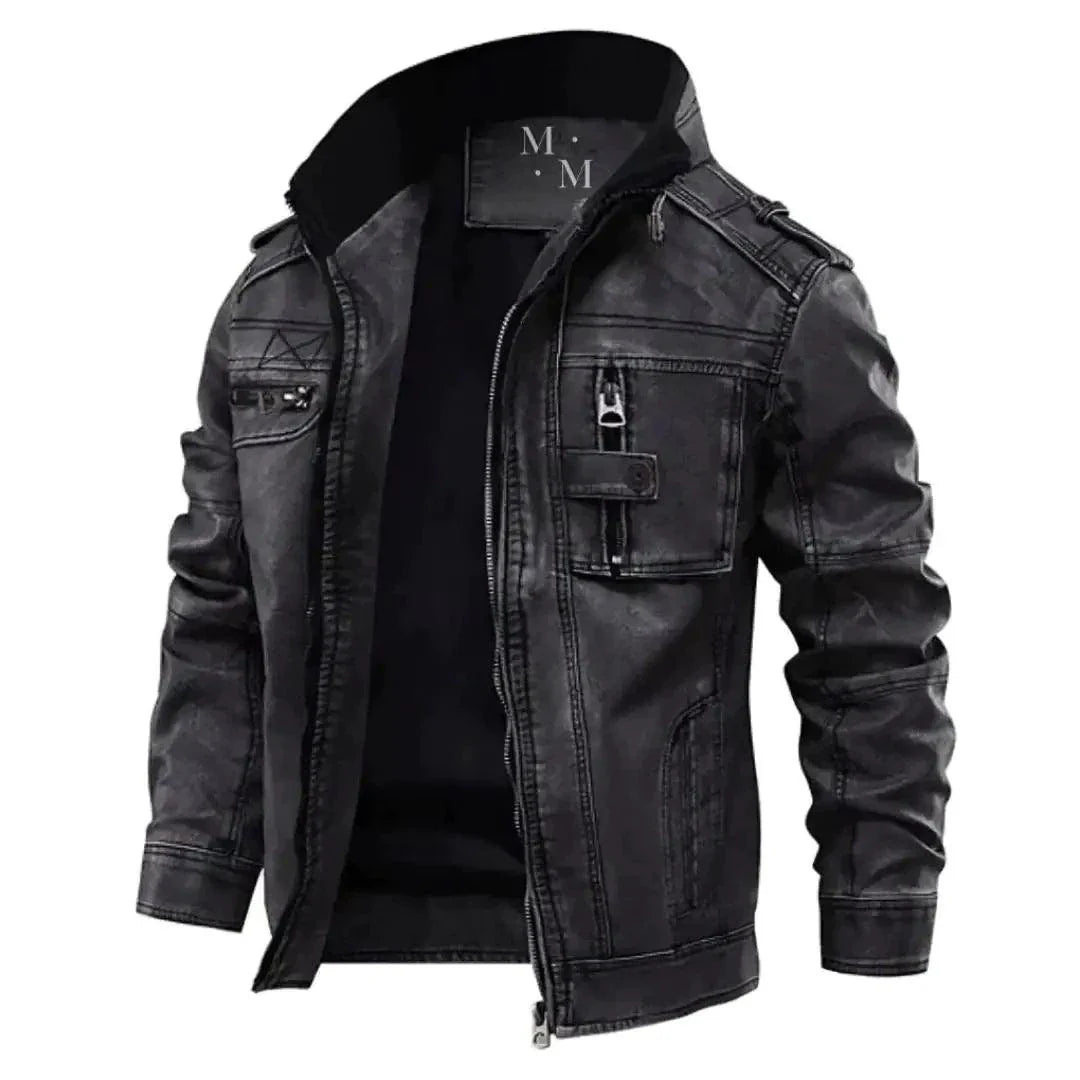 Chaqueta de Cuero Premium Elegante