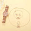 Elegant Rose Gold Watch Ensemble