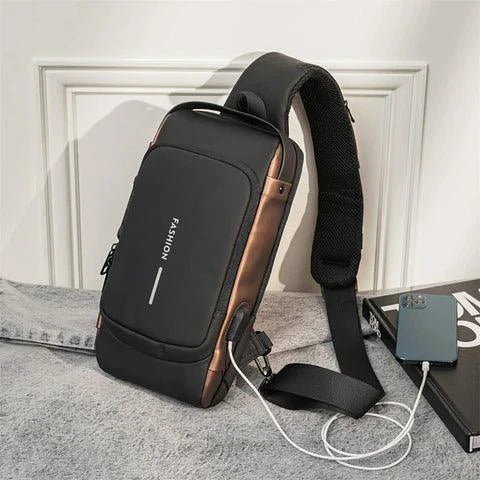 Bolso de cuero Elite - Diseño cruzado premium