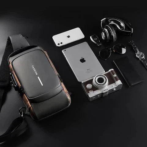Bolso de cuero Elite - Diseño cruzado premium