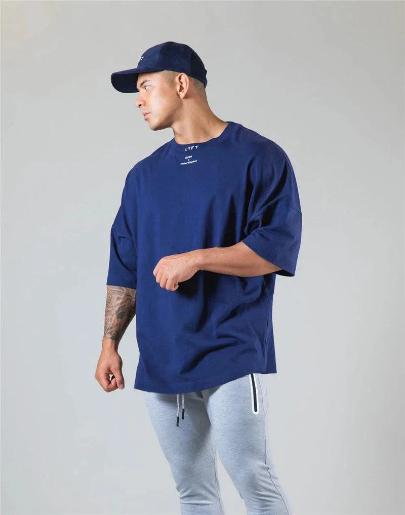Camisa de Gimnasio de Algodón Premium JAPAN&UK para Ropa Activa