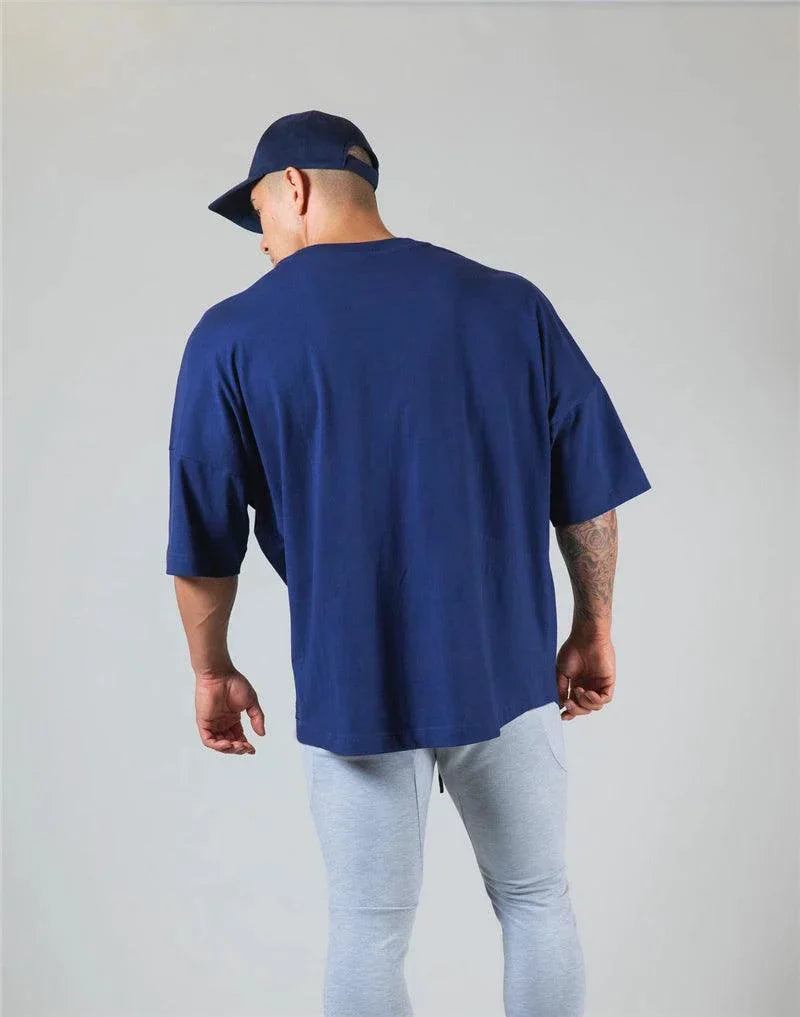 Camisa de Gimnasio de Algodón Premium JAPAN&UK para Ropa Activa