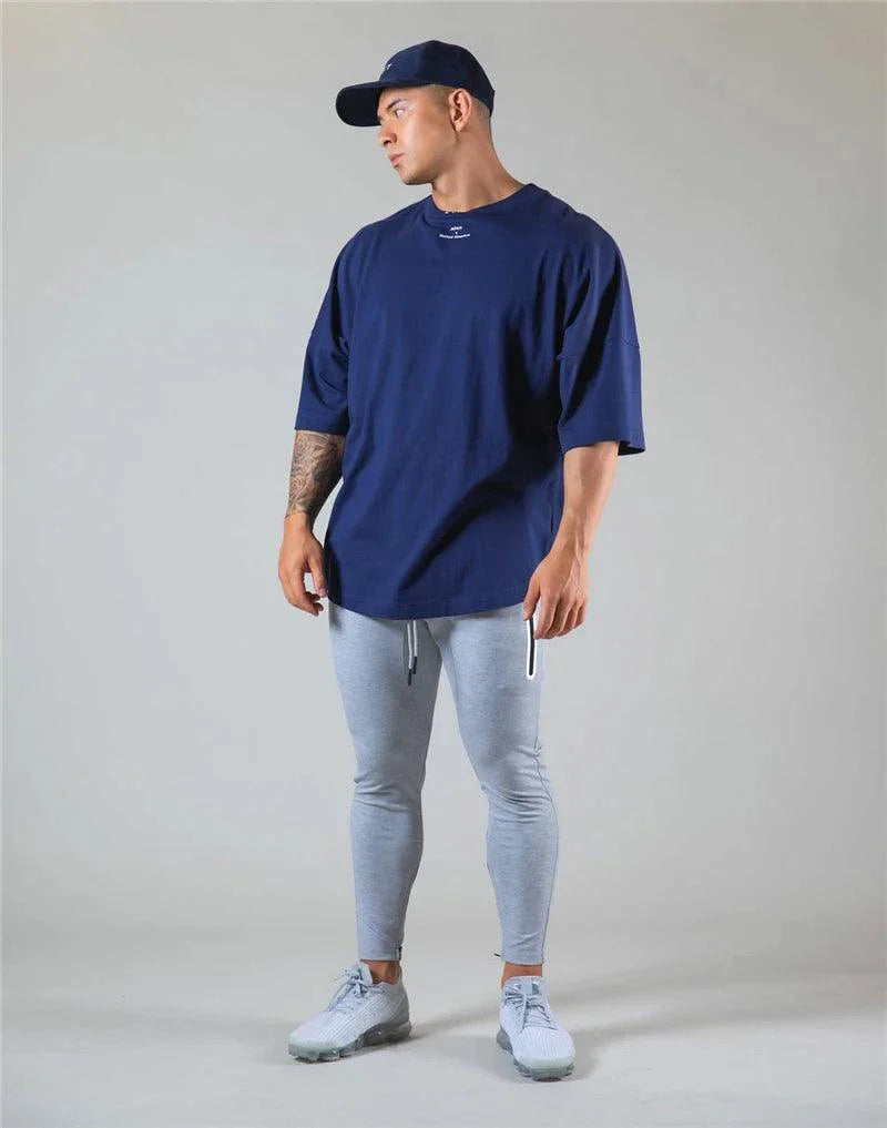 Camisa de Gimnasio de Algodón Premium JAPAN&UK para Ropa Activa