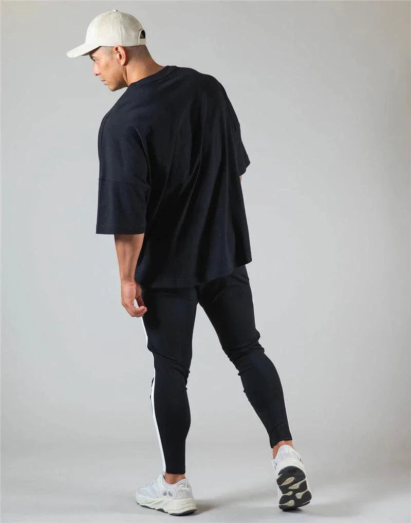 Camisa de Gimnasio de Algodón Premium JAPAN&UK para Ropa Activa