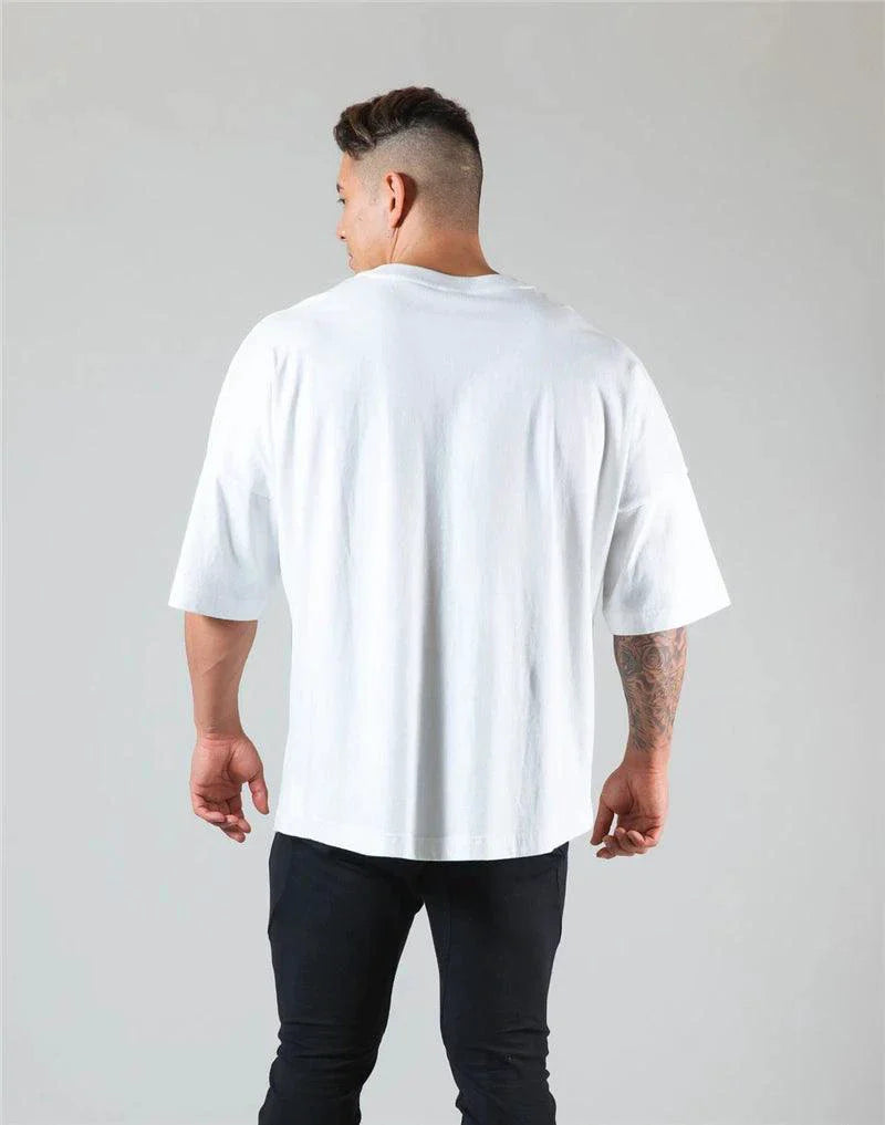 Camisa de Gimnasio de Algodón Premium JAPAN&UK para Ropa Activa