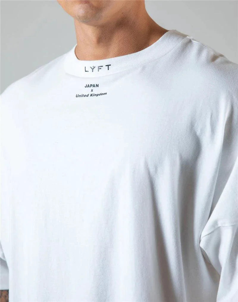 Camisa de Gimnasio de Algodón Premium JAPAN&UK para Ropa Activa