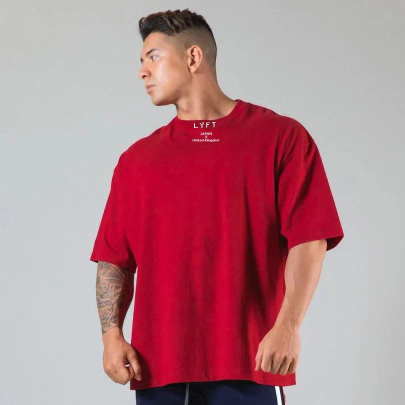 Camisa de Gimnasio de Algodón Premium JAPAN&UK para Ropa Activa