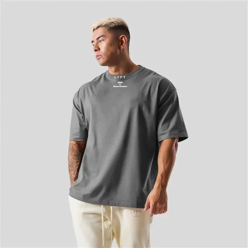 Camisa de Gimnasio de Algodón Premium JAPAN&UK para Ropa Activa