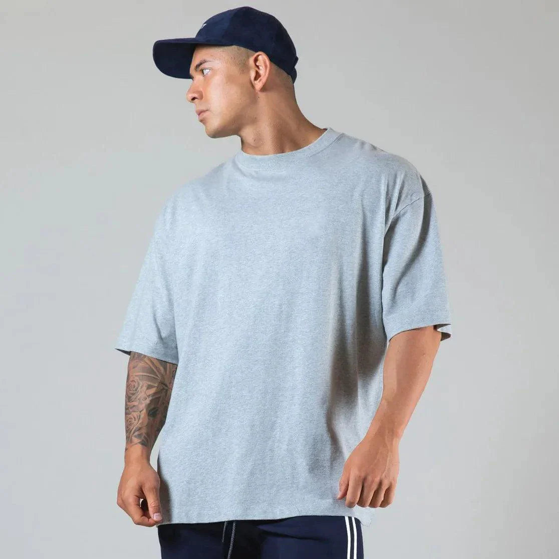 Camisa de Gimnasio de Algodón Premium JAPAN&UK para Ropa Activa