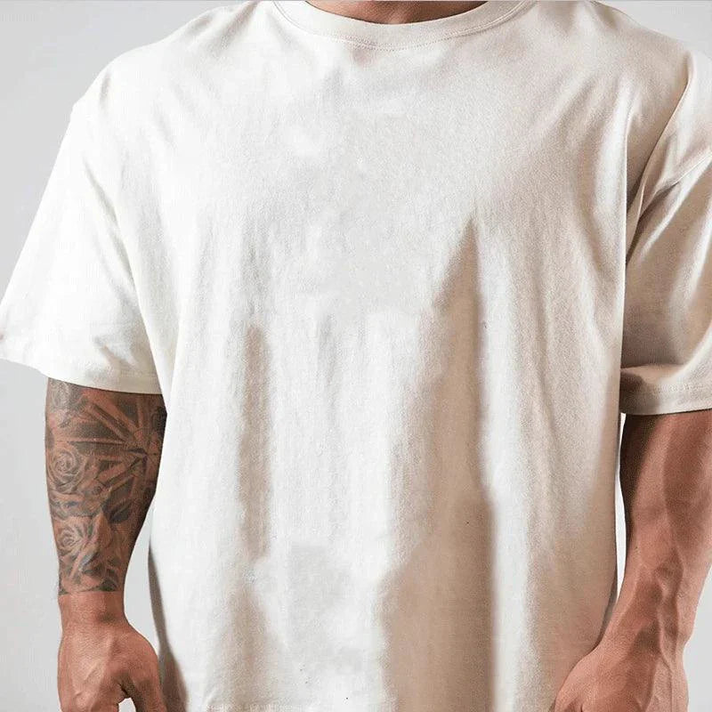 Camisa de Gimnasio de Algodón Premium JAPAN&UK para Ropa Activa