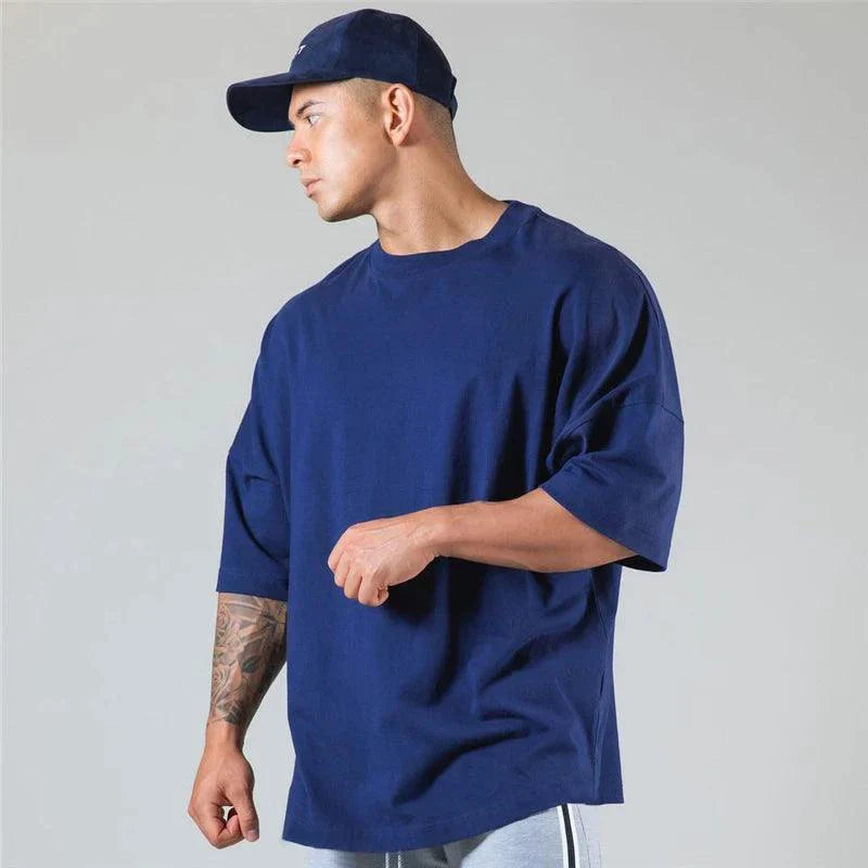 Camisa de Gimnasio de Algodón Premium JAPAN&UK para Ropa Activa