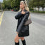 Blazer en simili cuir Farah - Polyvalence chic