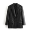 Blazer en simili cuir Farah - Polyvalence chic