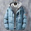 Veste d'hiver à capuche pour homme - Coupe-vent et élégante