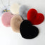Bolso de mano cruzado de piel sintética en forma de corazón chic
