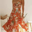 Floral Boho Chic Midi Dress