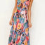 Floral Boho Chic Midi Dress