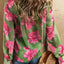 Chemise à manches longues Floral Elegance