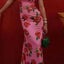 Floral Elegance Puff Sleeve Dress