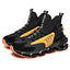 Fly Woven Mesh High-Top Sneakers - Breathable Running Shoes