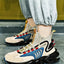 Fly Woven Mesh High-Top Sneakers - Breathable Running Shoes