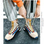Fly Woven Mesh High-Top Sneakers - Breathable Running Shoes