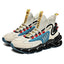 Fly Woven Mesh High-Top Sneakers - Breathable Running Shoes