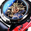 Forsining Scarlet Leather Timepiece