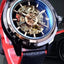 Forsining Scarlet Leather Timepiece