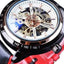 Forsining Scarlet Leather Timepiece