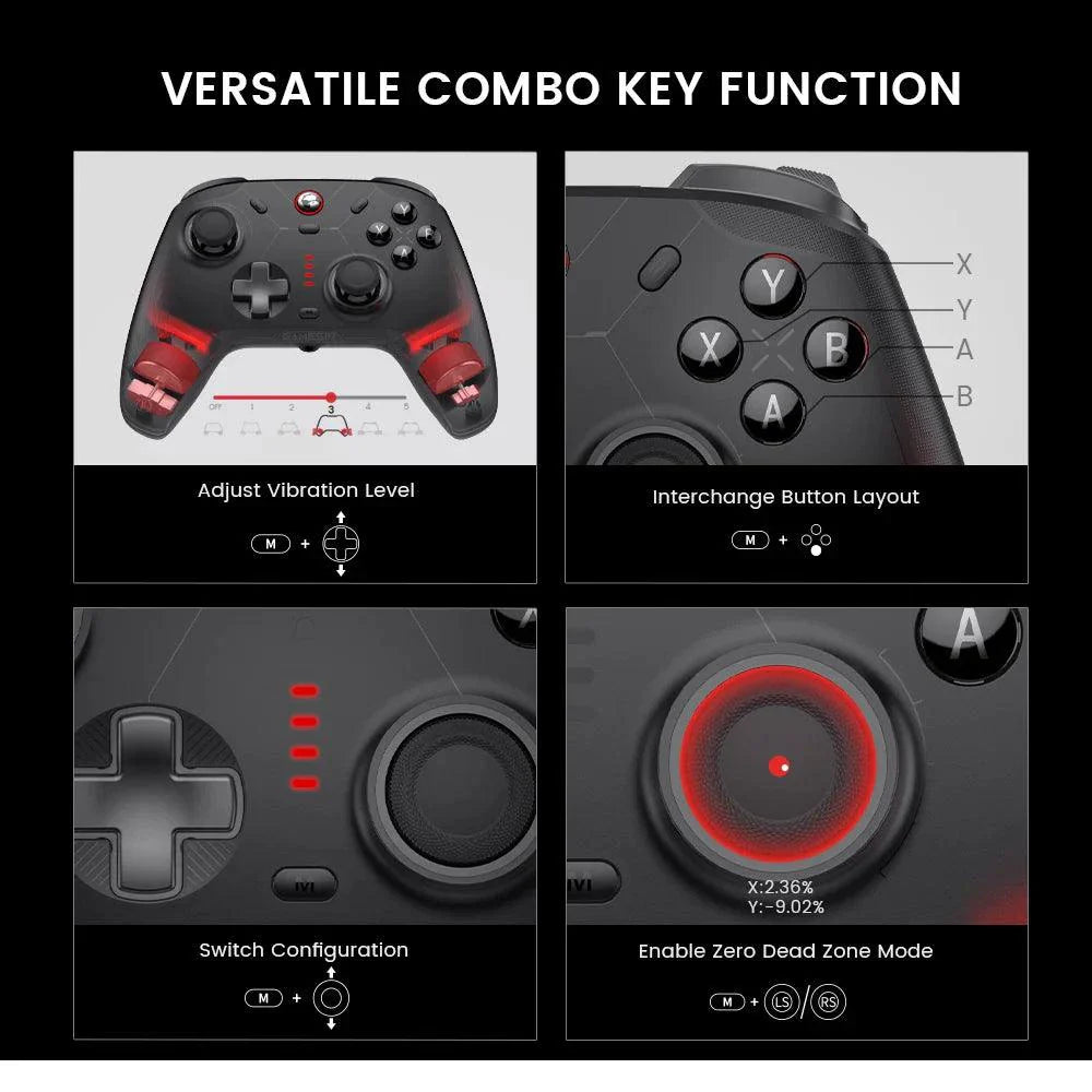 Manette sans fil GameSir Cyclone 2 pour Nintendo Switch, iPhone, Android