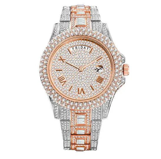 Gentlemen's Gold Luxe Watch