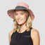 Sombrero de sol UV para niñas con coleta