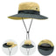 Sombrero de sol UV para niñas con coleta
