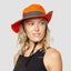 Sombrero de sol UV para niñas con coleta