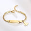 Bracelet en Charme Papillon Doré pour Enfants