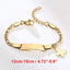 Bracelet en Charme Papillon Doré pour Enfants
