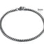 Pulsera Cubana de Acero Inoxidable Baño de Oro (3-11mm)