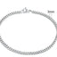 Pulsera Cubana de Acero Inoxidable Baño de Oro (3-11mm)