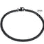 Pulsera Cubana de Acero Inoxidable Baño de Oro (3-11mm)