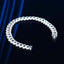 Bracelet en maillons cubains GoldFlex 18k