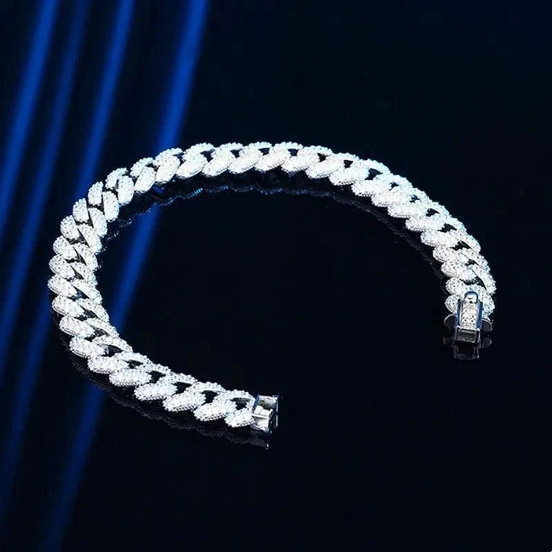 Bracelet en maillons cubains GoldFlex 18k