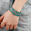 Pulsera de Piedra Natural de Tres Capas Hecha a Mano