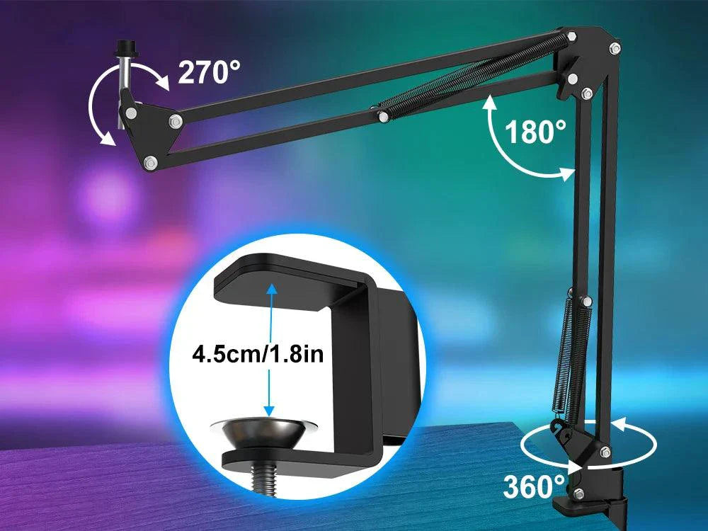 Haomuren USB Streaming Podcast Microphone Kit