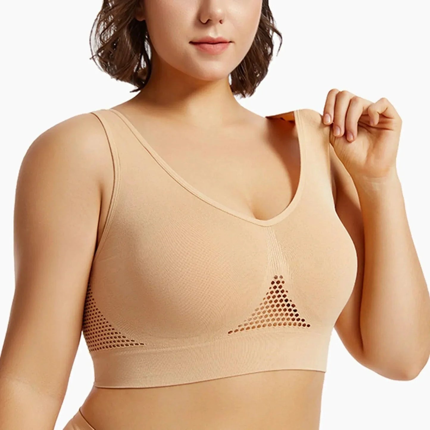 High-Strength Anti-Sag Sports Bra for Active Women