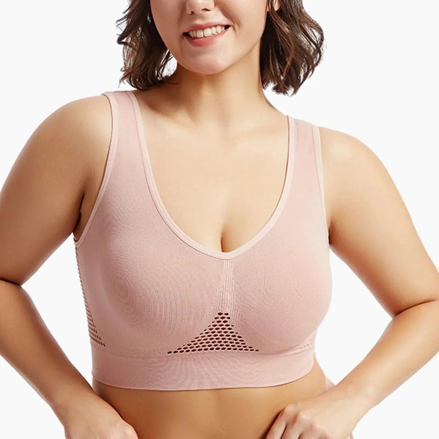 High-Strength Anti-Sag Sports Bra for Active Women