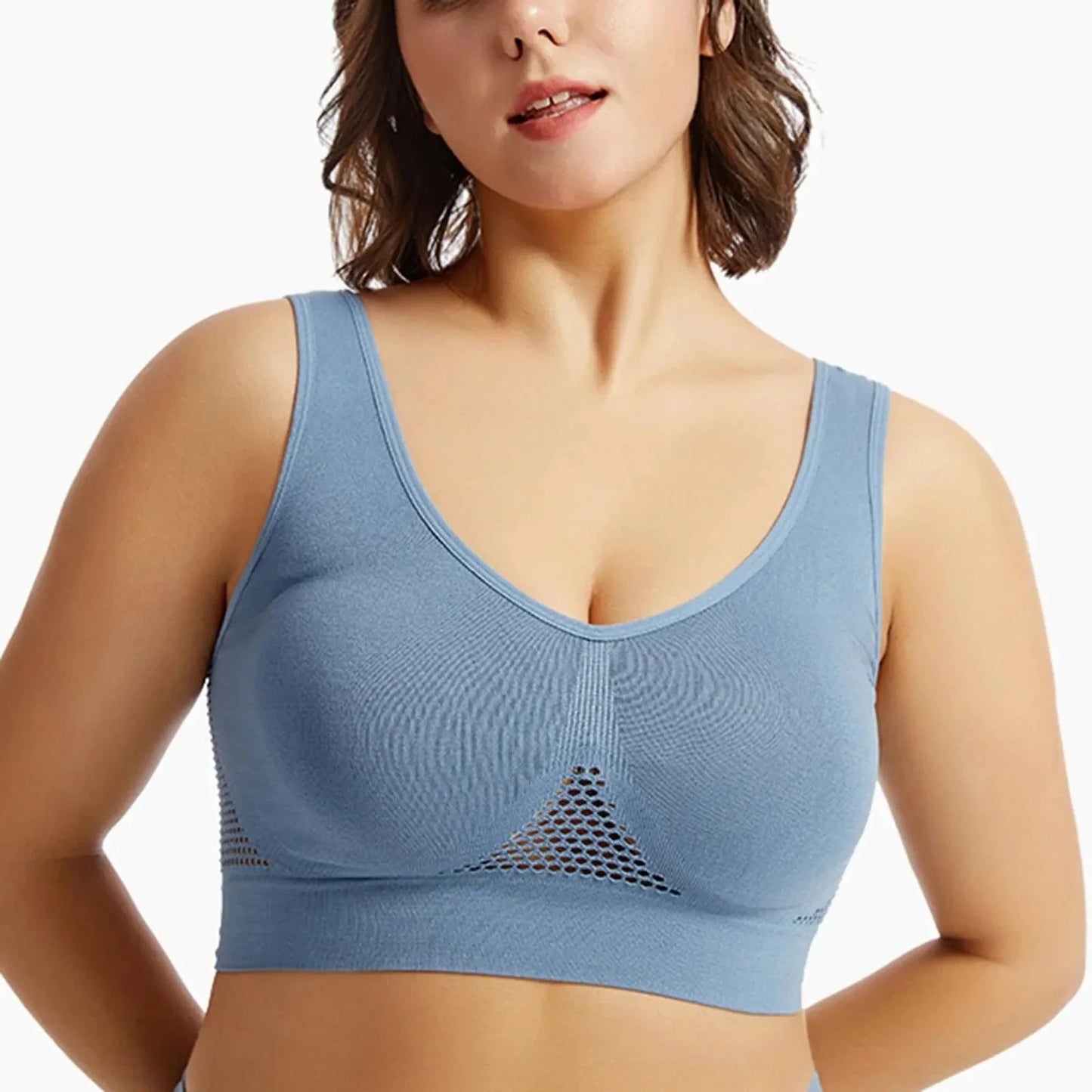 High-Strength Anti-Sag Sports Bra for Active Women